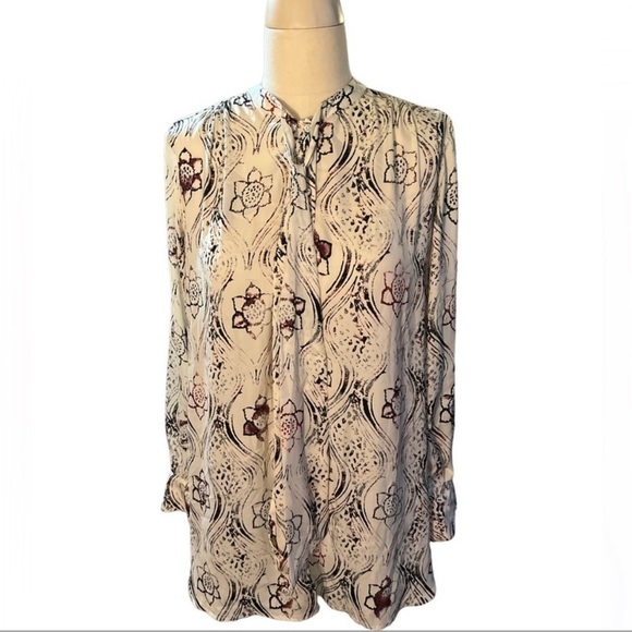 Seven7 Melissa McCarthy Hi Lo Blouse size L - Picture 1 of 5